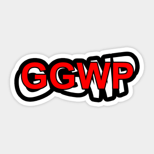 Gamer T Shirt - GGWP Sticker